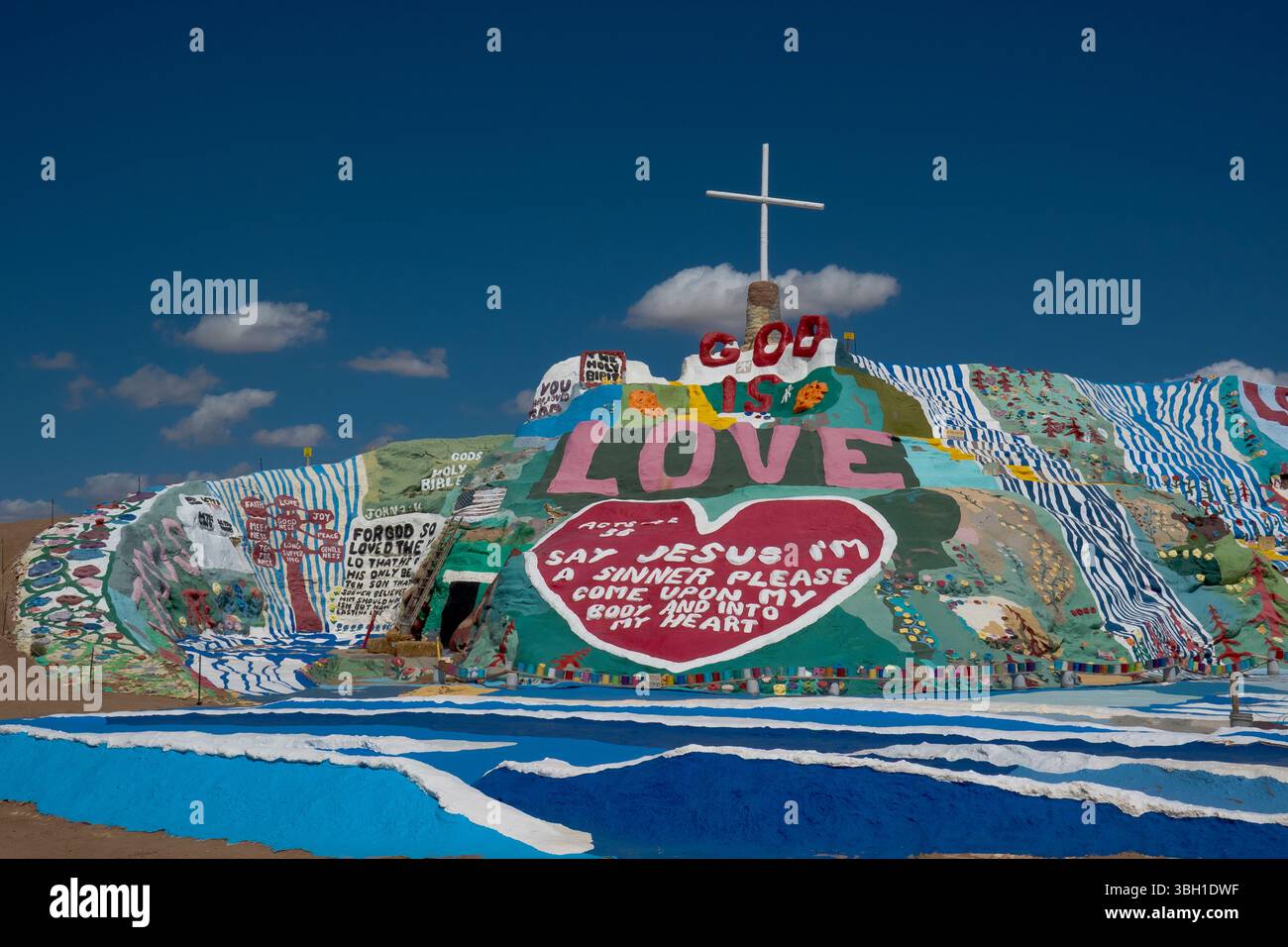 Salvation Mountain, California. Foto Stock