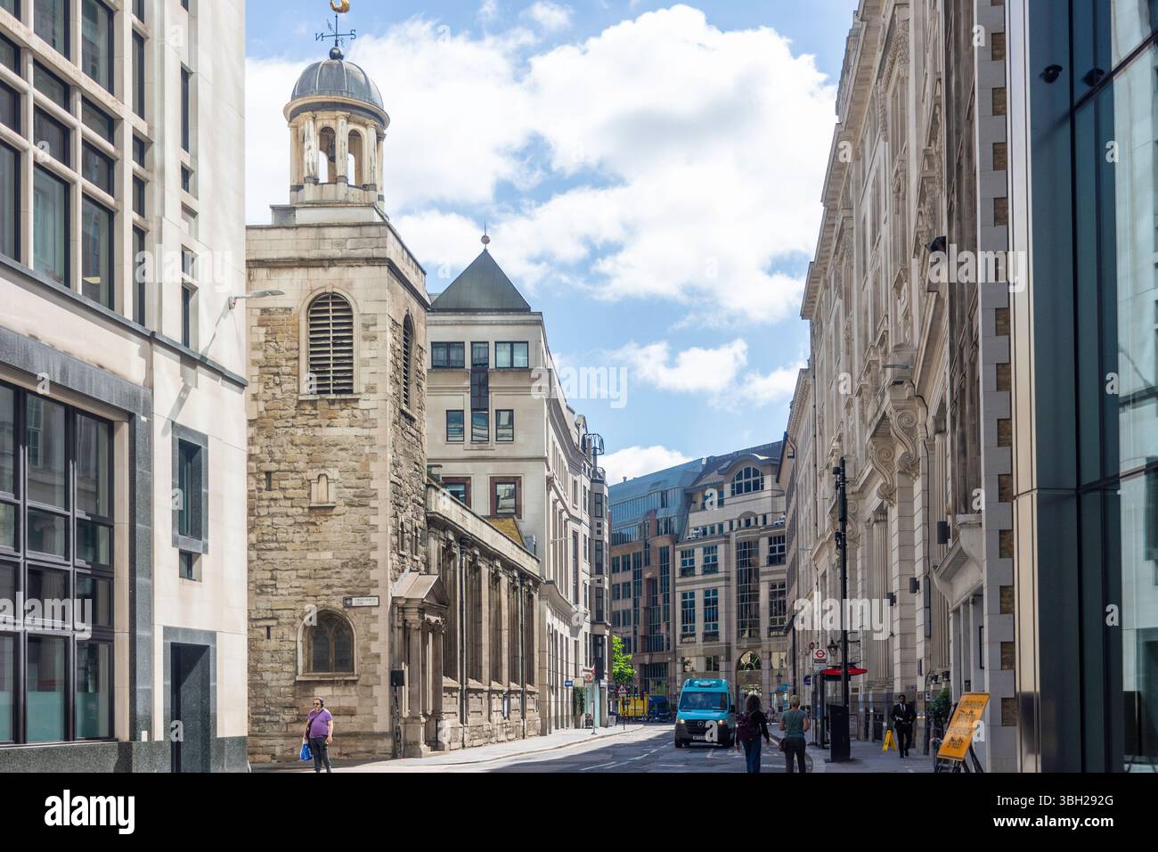 The Guild Church of St Katharine Cree, Leadenhall Street, City of London, Greater London, England, Regno Unito Foto Stock