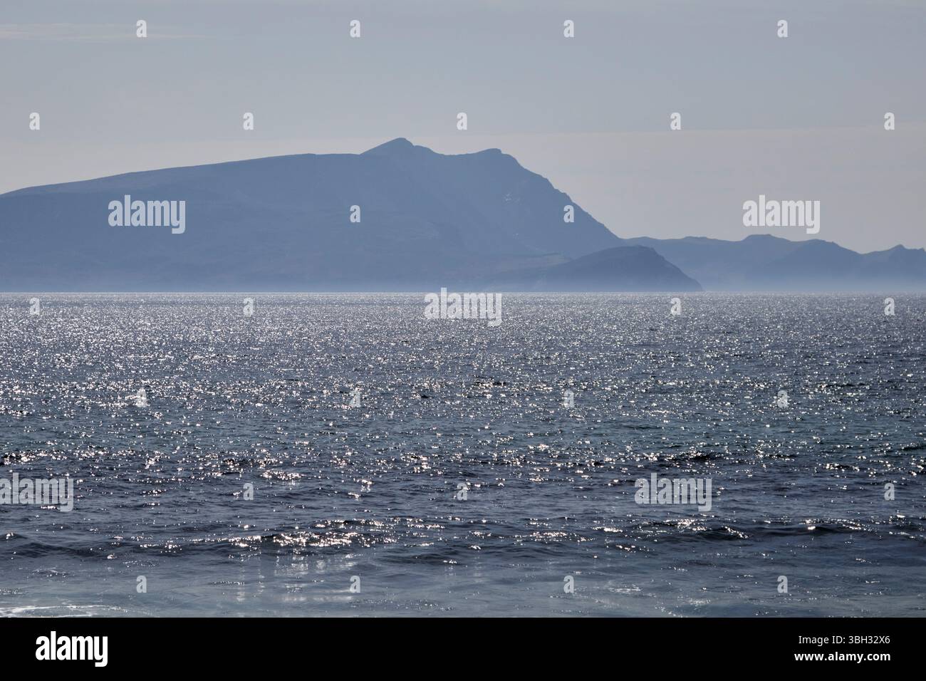 si affaccia sulla baia di blacksod, da falmore all'isola di achill, nella contea di mayo, nella repubblica d'irlanda Foto Stock