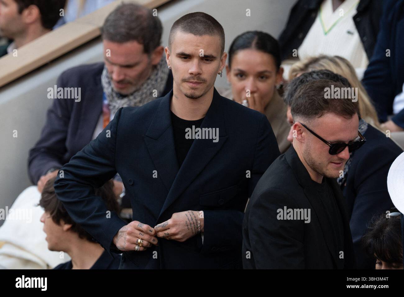 Parigi, Francia. 6 giugno 2025. Romeo Beckham partecipa al torneo Roland Garros 2025 il 6 giugno 2025 a Parigi, in Francia. Foto di Laurent Zabulon/ABACAPRESS.COM credito: Abaca Press/Alamy Live News Foto Stock