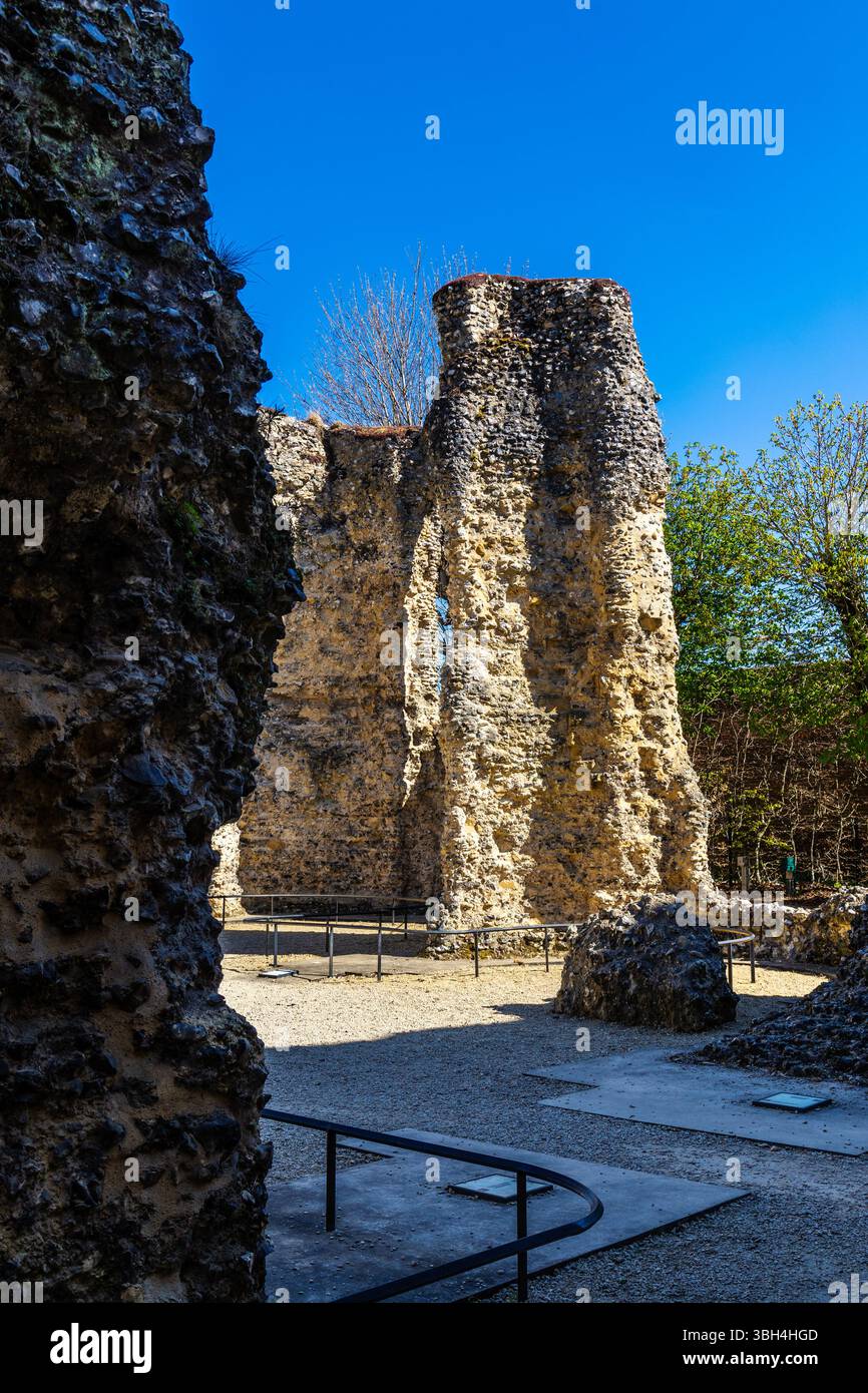Reading Abbey Ruins, Reading, Berkshire, Inghilterra Foto Stock