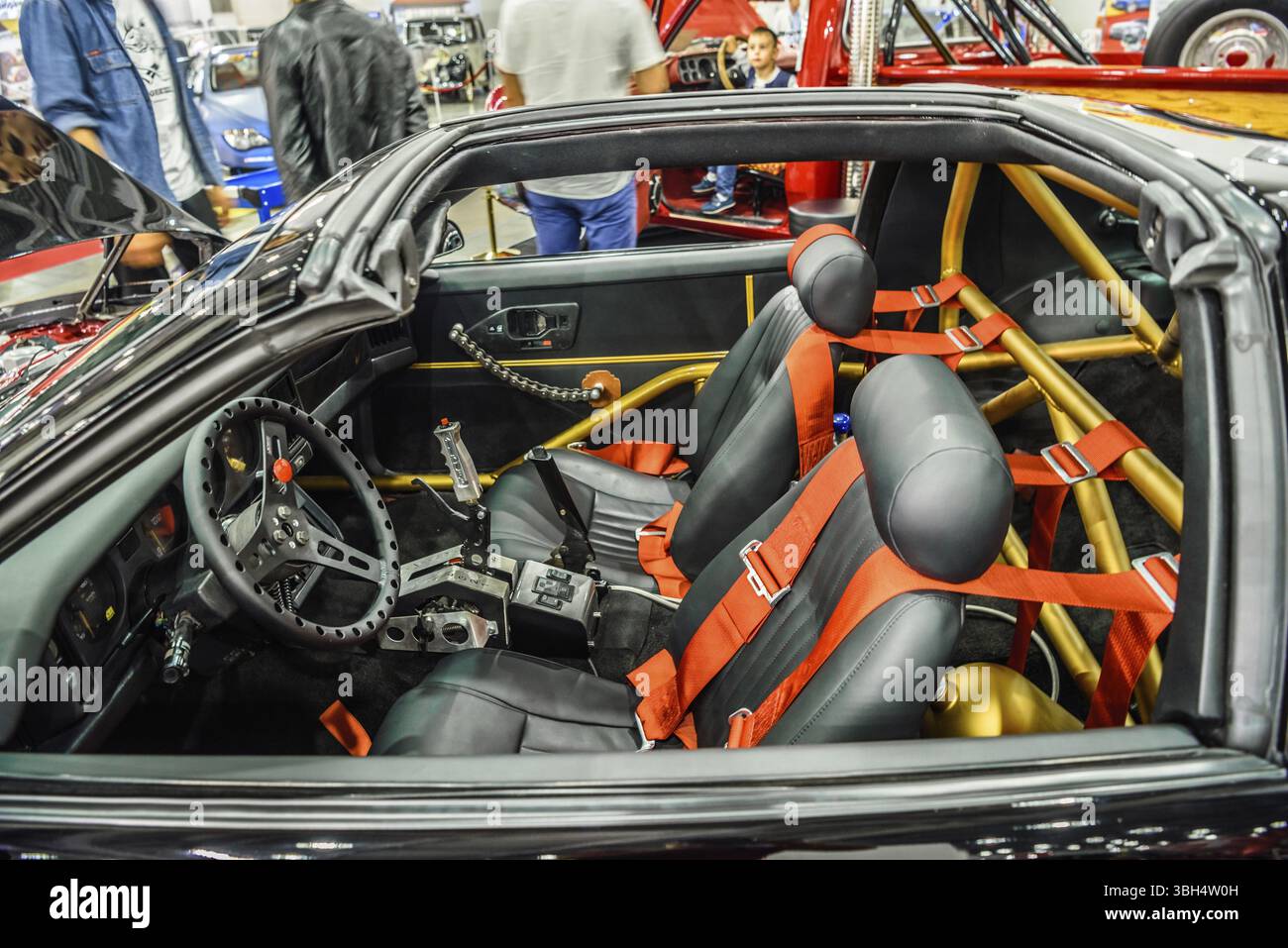 MOSCA - agosto 2016: Pontiac Firebird 1989 presentato al MIAS Moscow International Automobile Salon il 20 agosto 2016 a Mosca, Russia, Europa Foto Stock