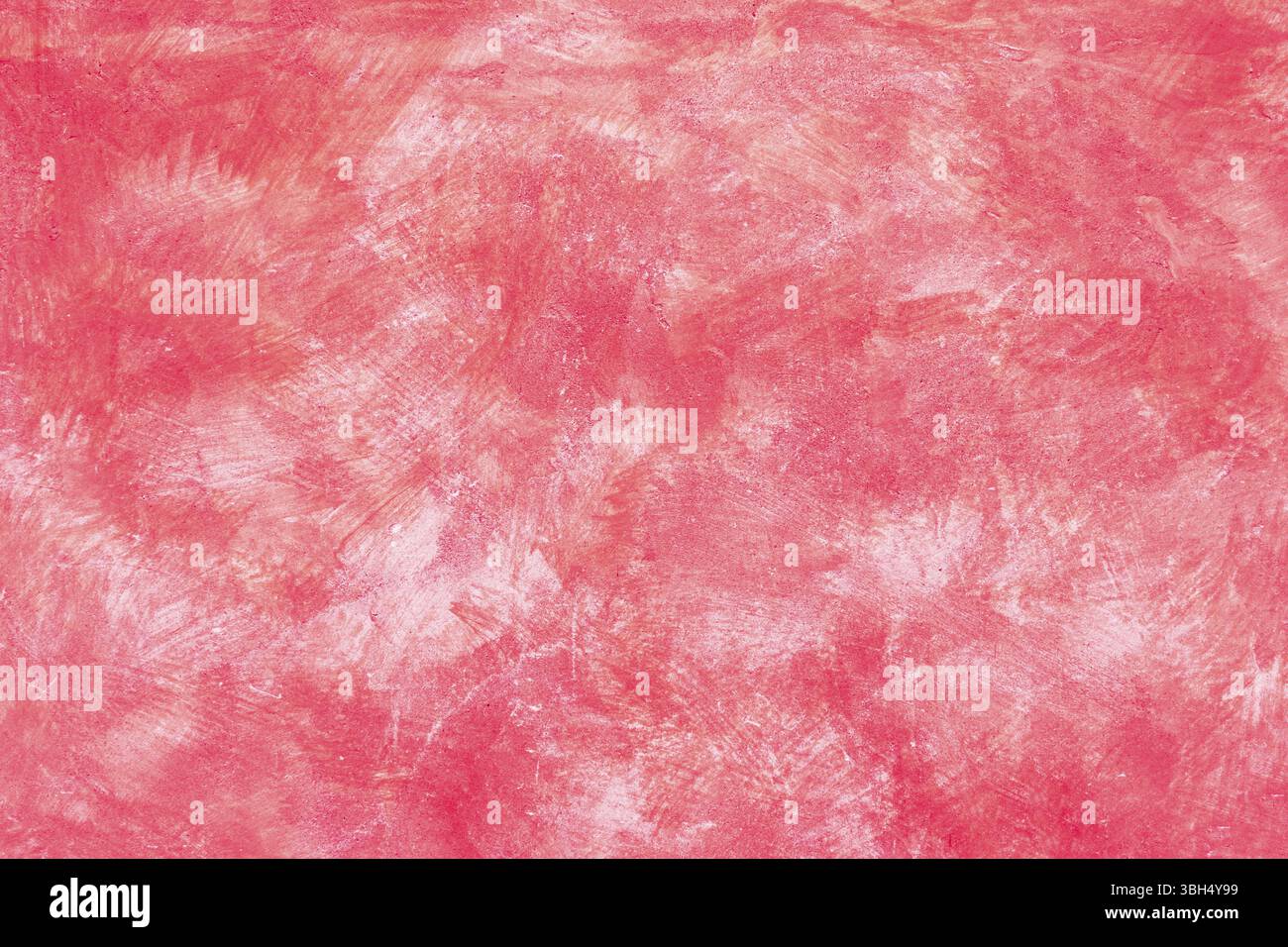Spazzolato Parete rossa sullo sfondo di texture Foto Stock