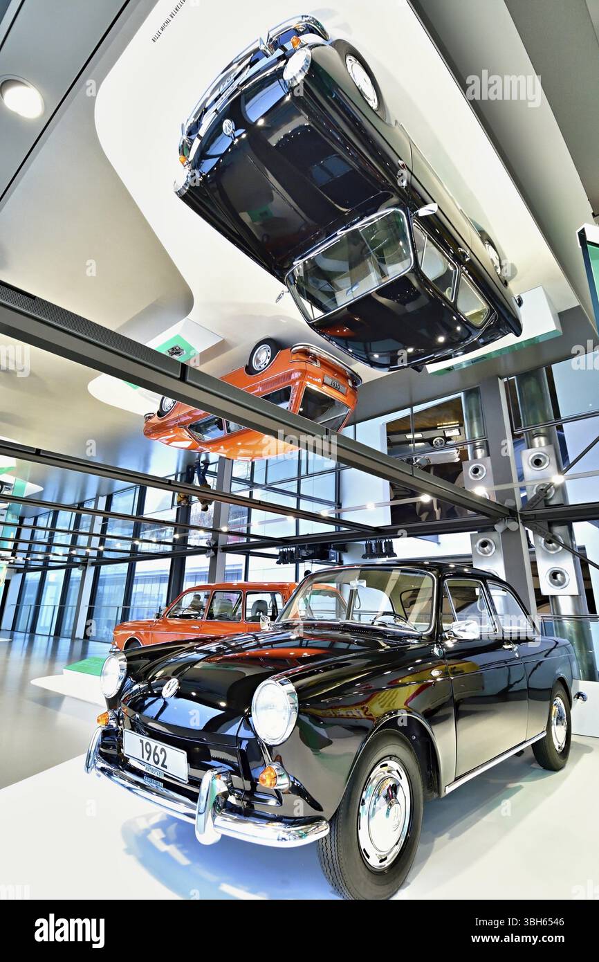 Un popolare modello Volkswagen degli anni '60 Oggi una popolare auto d'epoca Foto Stock