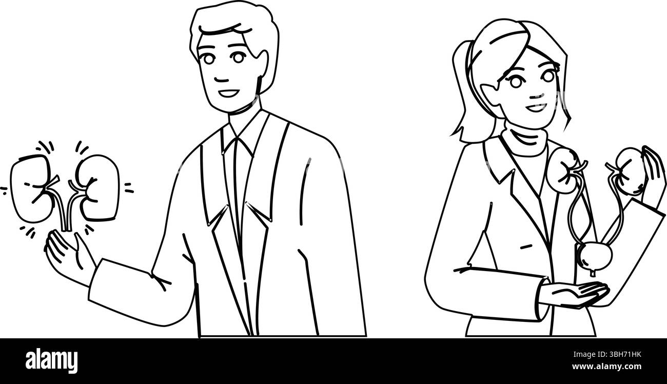 medicina urologo vettore di salute Illustrazione Vettoriale