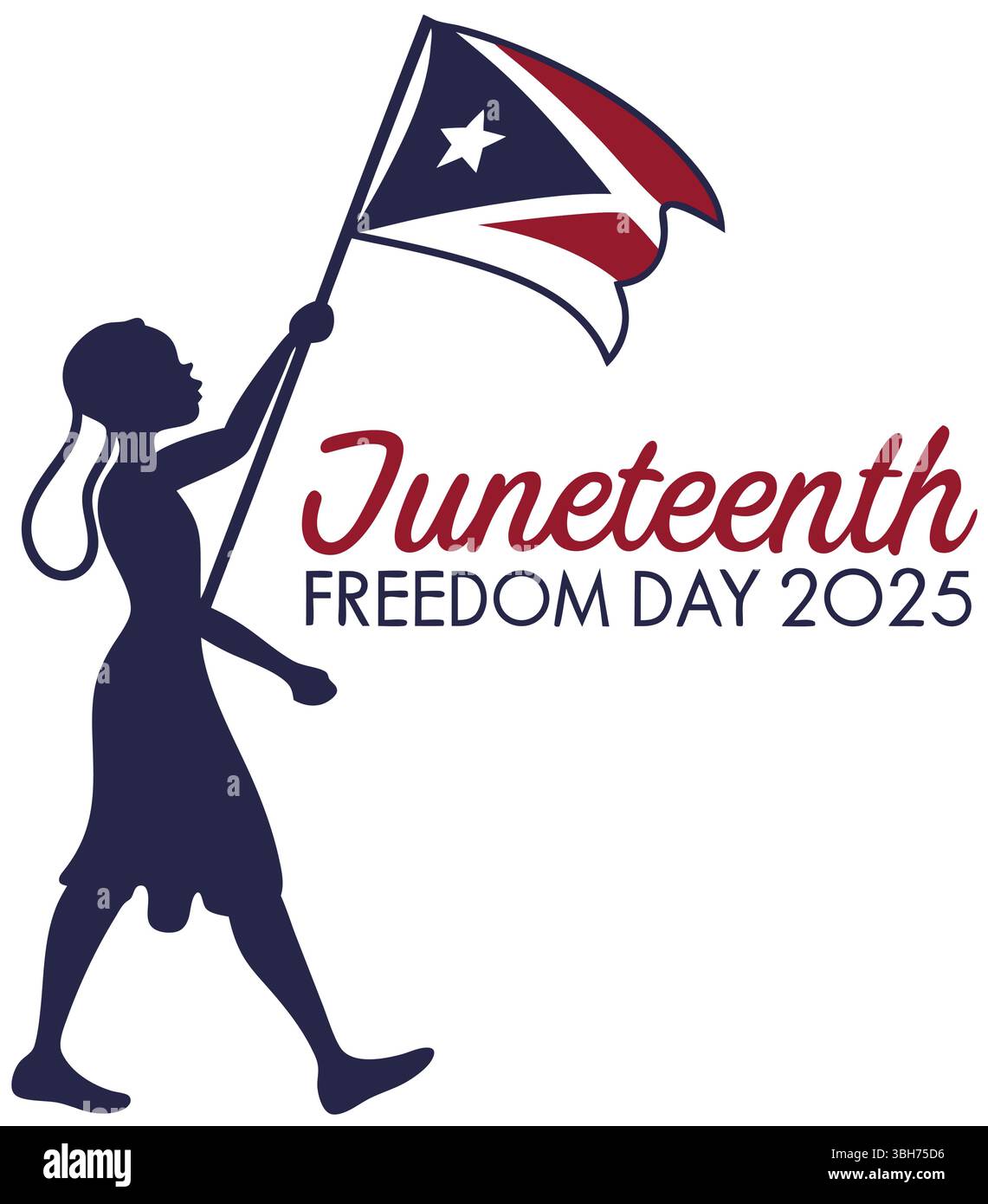 Juneteenth Freedom Day Vector Design - 14 Patriotic African American Celebration Graphics Illustrazione Vettoriale