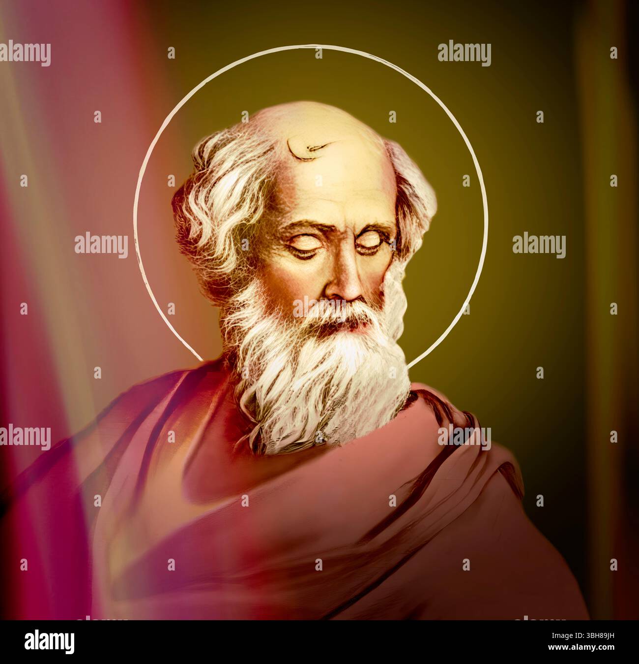 Papa Adeodato i, 570 – 618, vescovo di Roma dal 615 al 618 Foto Stock