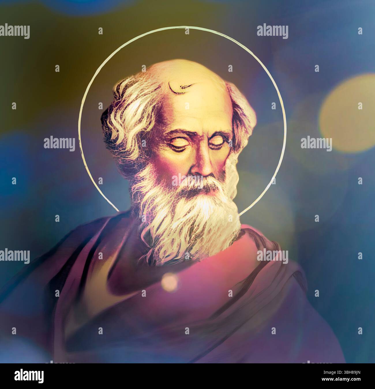 Papa Adeodato i, 570 – 618, vescovo di Roma dal 615 al 618 Foto Stock