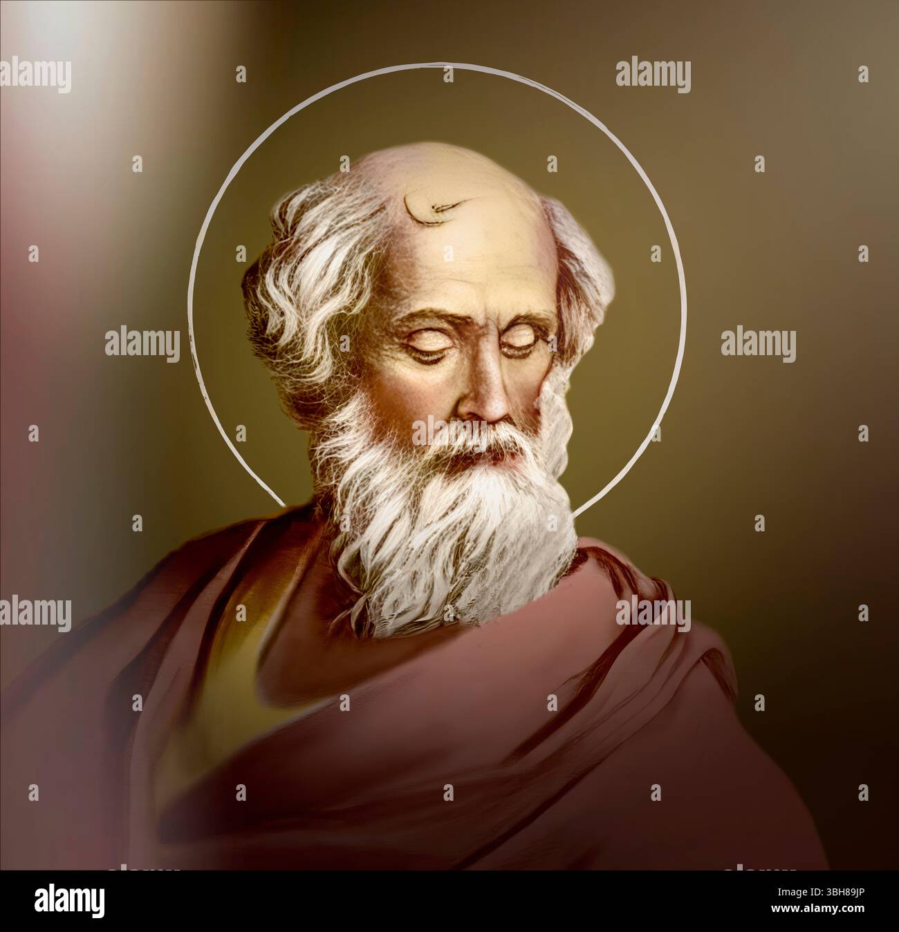 Papa Adeodato i, 570 – 618, vescovo di Roma dal 615 al 618 Foto Stock