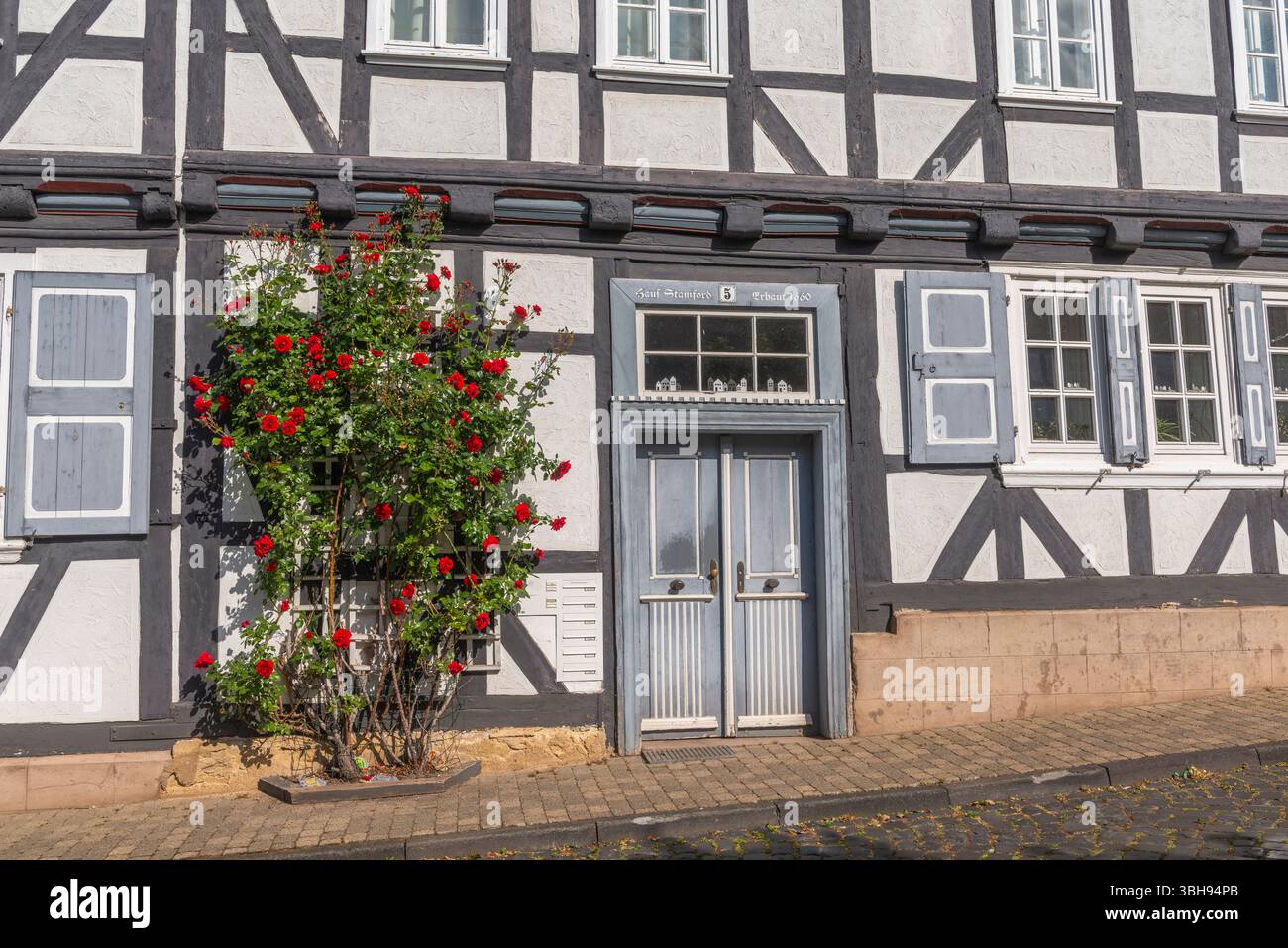 Centro storico di Allendorf con case in legno senza fine, Bad Sooden-Allendorf, Werra-Meissner-Kreis, Assia, Germania, Europa Foto Stock
