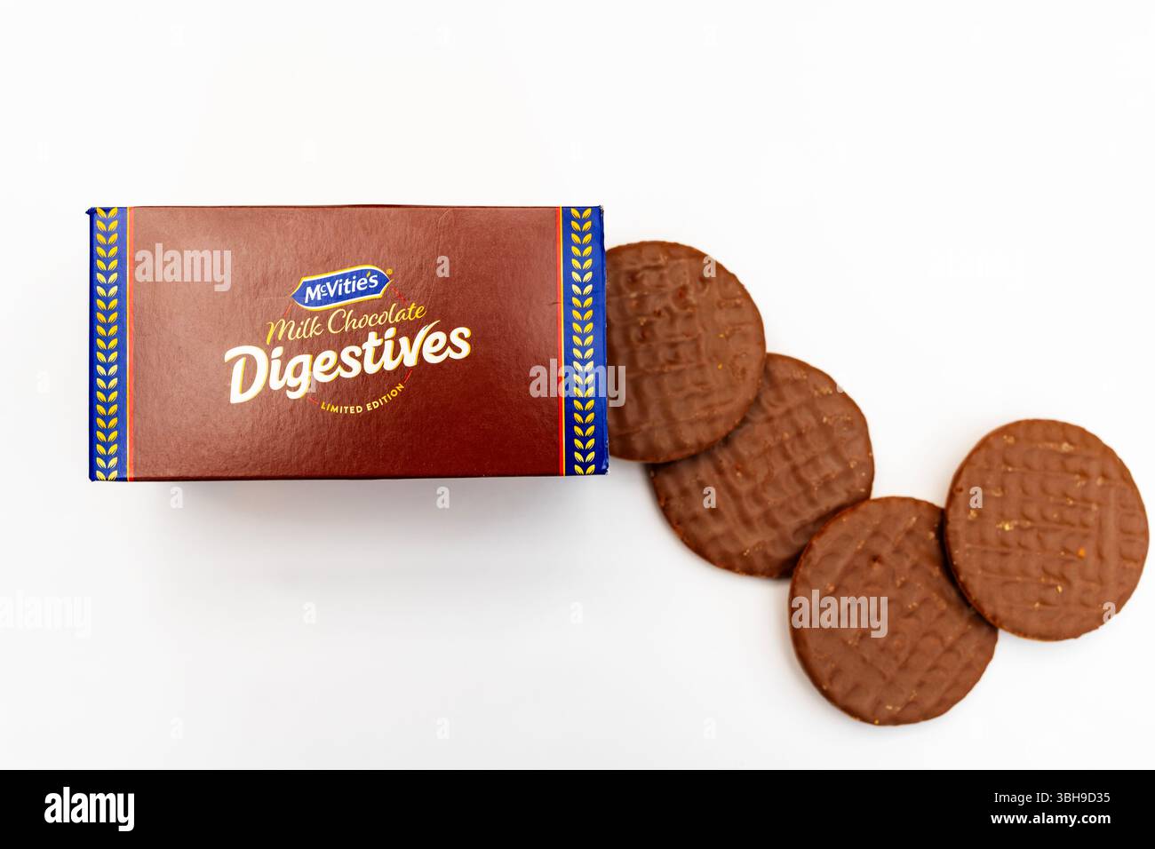 Digestivi al cioccolato al latte McVities Foto Stock