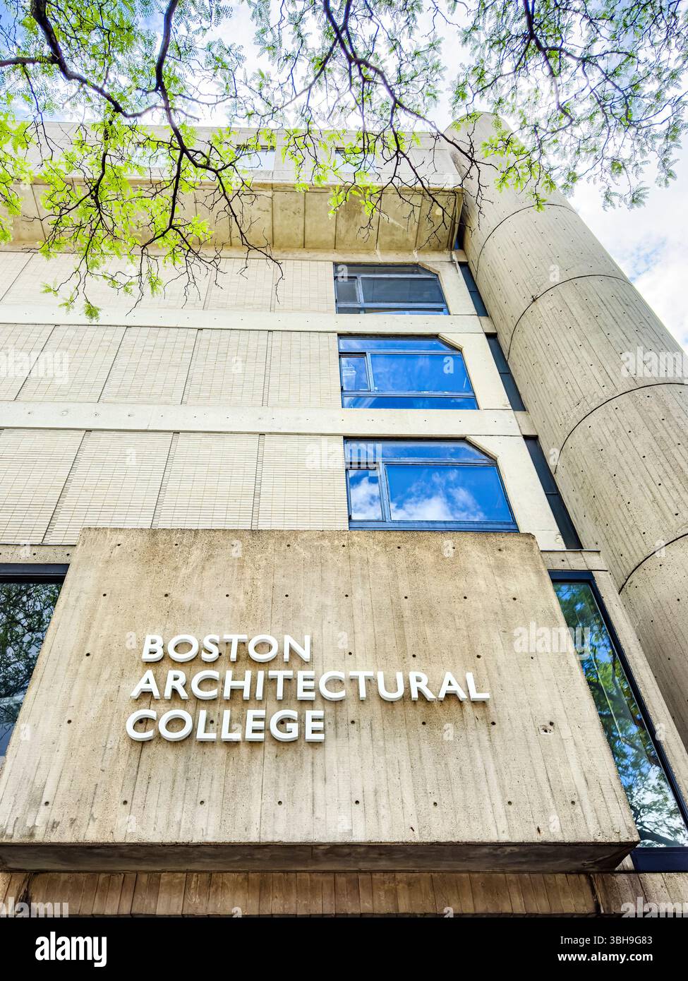 Boston Architectural College, esterno dell'edificio, Boston, Massachusetts, Stati Uniti Foto Stock