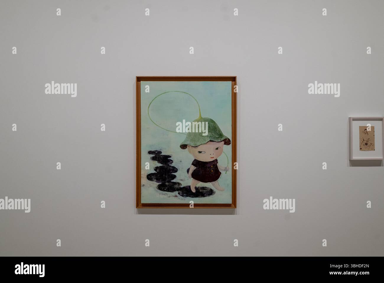Londra, Regno Unito, 9 giugno 2025, la mostra Yoshitomo Nara alla Hayward Gallery apre il 10 giugno 2025. È la prima grande mostra personale del Regno Unito dell'acclamato artista giapponese Yoshitomo Nara, una rara occasione per entrare nell'affascinante mondo di uno degli artisti contemporanei più iconici di oggi, Andrew Lalchan Photography/Alamy Live News Foto Stock