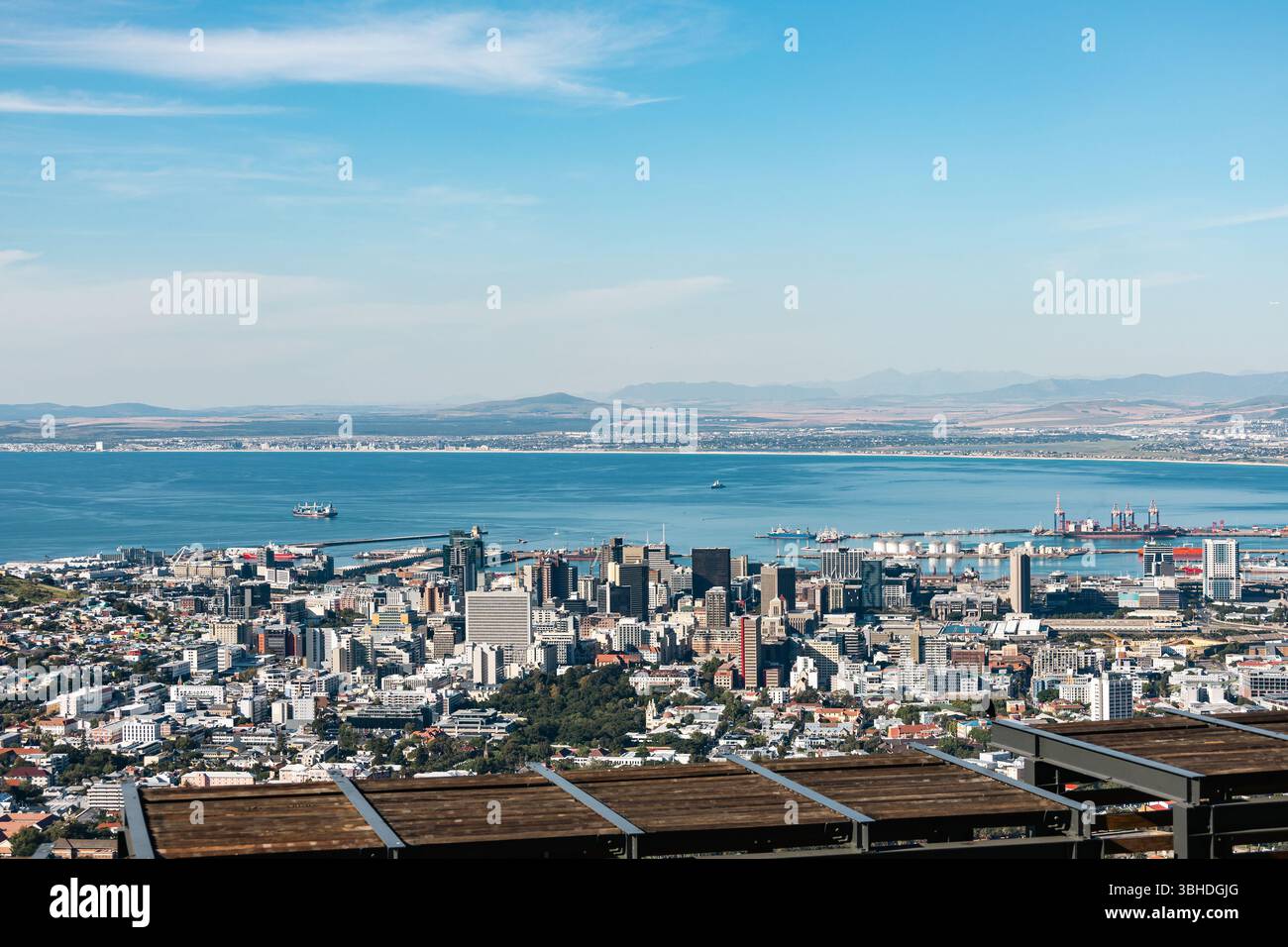 Città del Capo. Scena urbana del Sudafrica, paesaggio urbano. Foto Stock