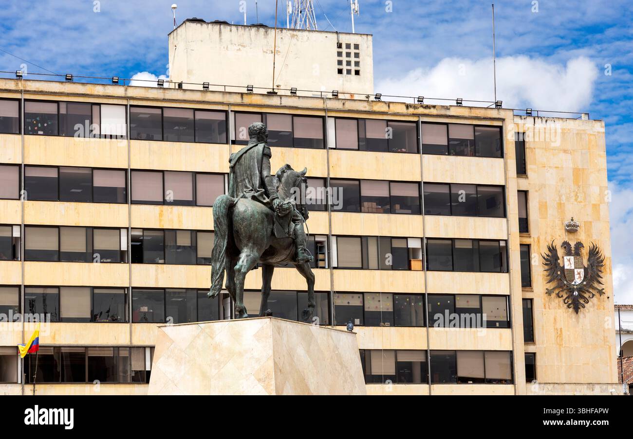 Tunja, Boyaca - Colombia. 8 maggio 2025. L'Ufficio del Sindaco municipale di Tunja è un ente territoriale del settore pubblico Foto Stock
