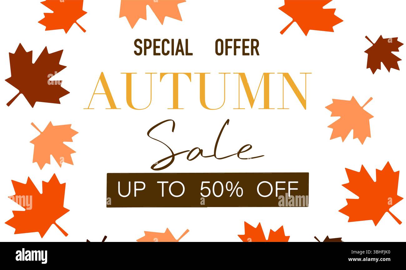 abstract, pubblicità, autunno, sfondo, banner, business, biglietto da visita, celebrazione, concetto, decorazione, design, sconto, elemento, autunno, moda, volantino, Foto Stock