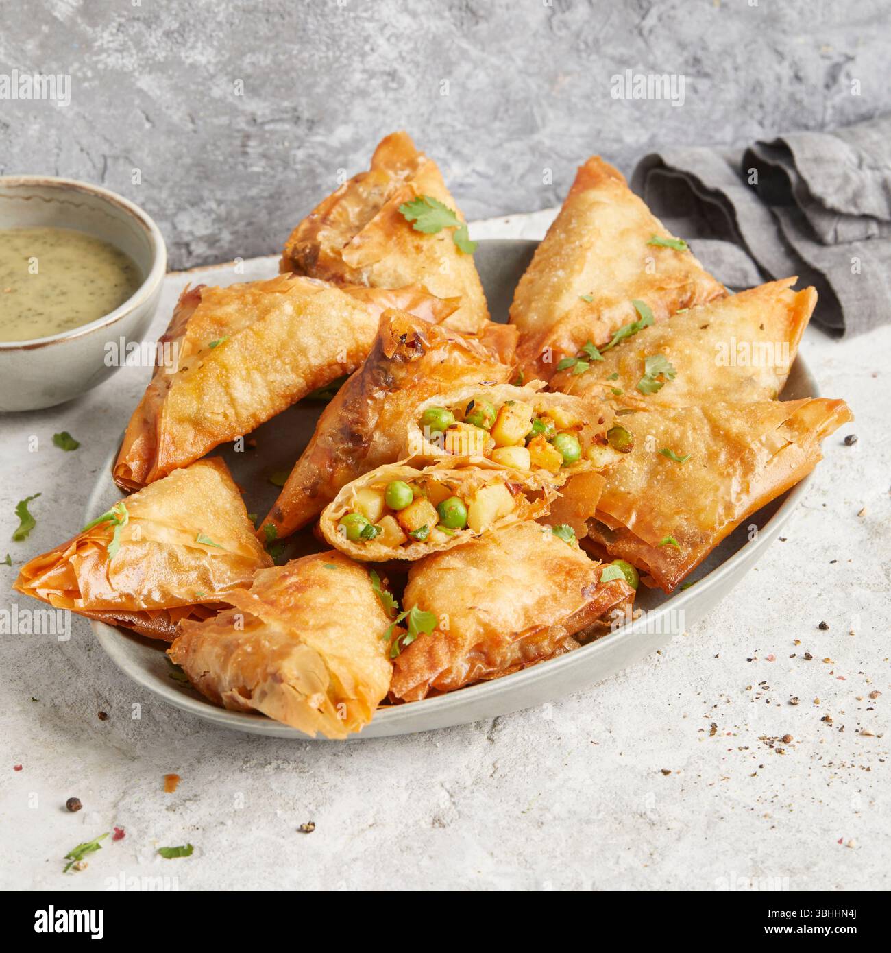 Samosa Foto Stock