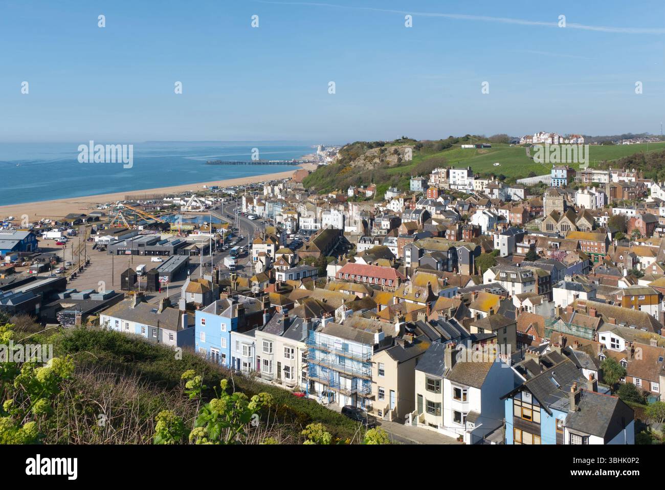 Hastings Old Town Foto Stock