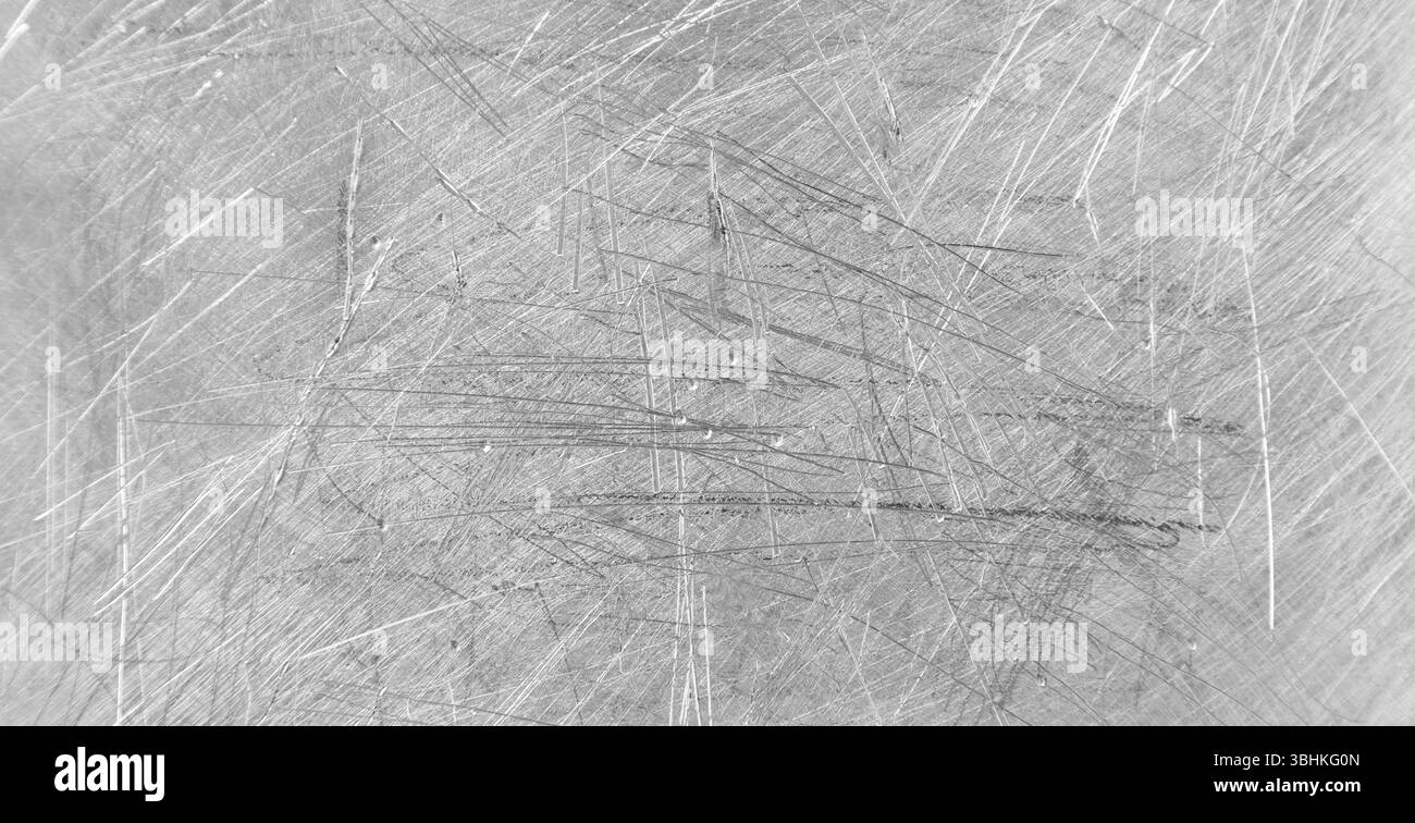 Sfondo grigio con struttura in acciaio metallico graffiato Foto Stock Sfondo grigio con struttura in acciaio metallico graffiato Foto Stock