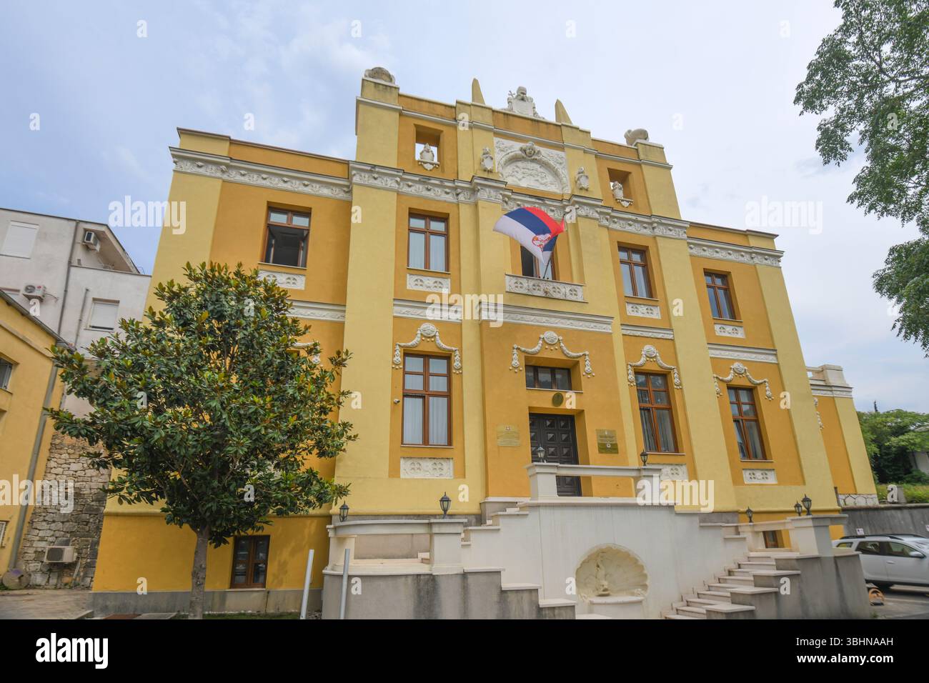Consolato generale della Repubblica di Serbia a Mostar. Bosnia ed Erzegovina Foto Stock