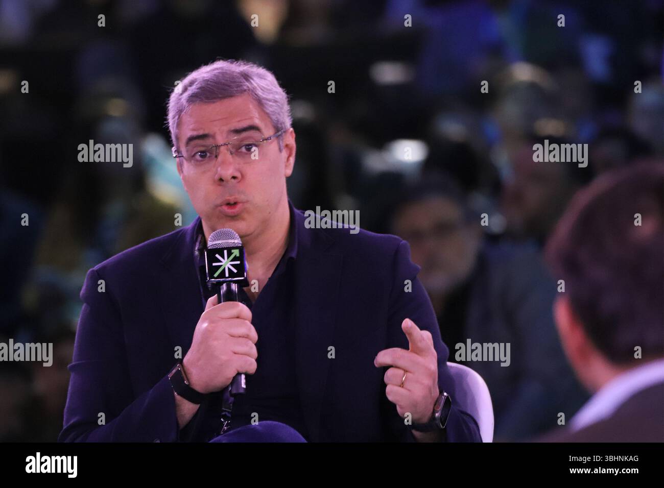Milton Maluhy Filho, CEO di Itaú Unibanco, durante il febbraio 2025, presso il Transamérica Expo Center, nel sud della città, martedì 10. Crediti: Brasile Photo Press/Alamy Live News Foto Stock