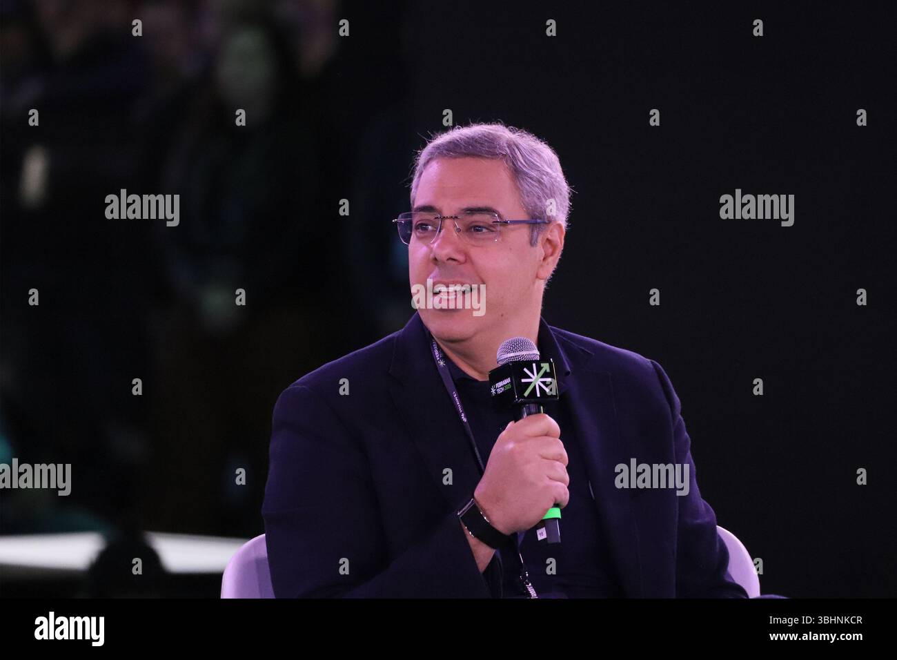 Milton Maluhy Filho, CEO di Itaú Unibanco, durante il febbraio 2025, presso il Transamérica Expo Center, nel sud della città, martedì 10. Crediti: Brasile Photo Press/Alamy Live News Foto Stock