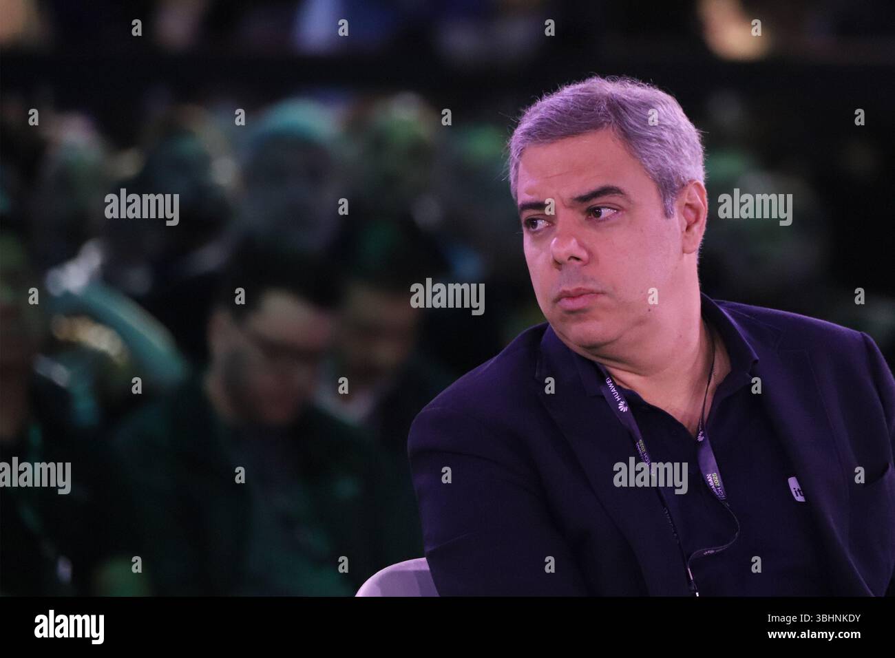 Milton Maluhy Filho, CEO di Itaú Unibanco, durante il febbraio 2025, presso il Transamérica Expo Center, nel sud della città, martedì 10. Crediti: Brasile Photo Press/Alamy Live News Foto Stock