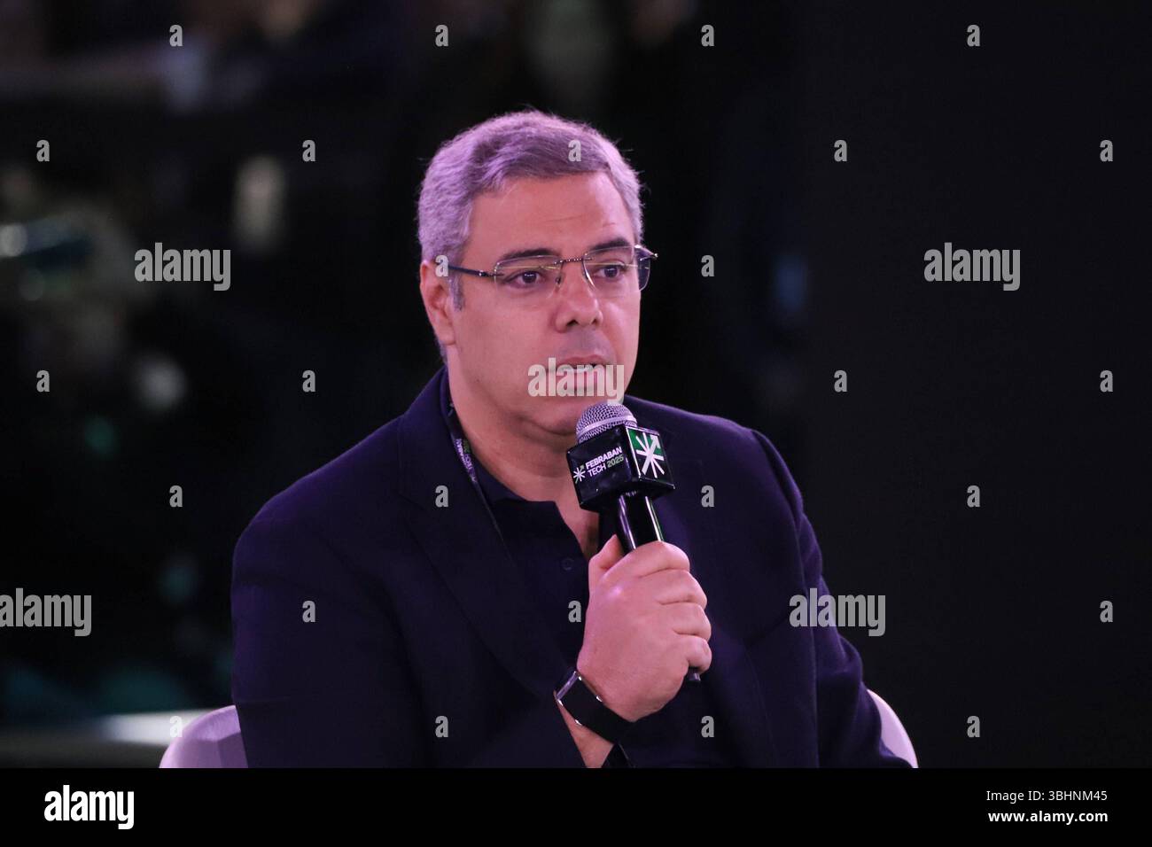 February Tech 2025 Milton Maluhy Filho, CEO di Itau Unibanco, durante February Tech 2025, presso il TransamÃ rica Expo Center, nel sud della città, martedì 10. Soo PAULO TransamÃ rica Expo Center Soo PAULO BRASILE Copyright: XCHARLESxSHOLLx Foto Stock