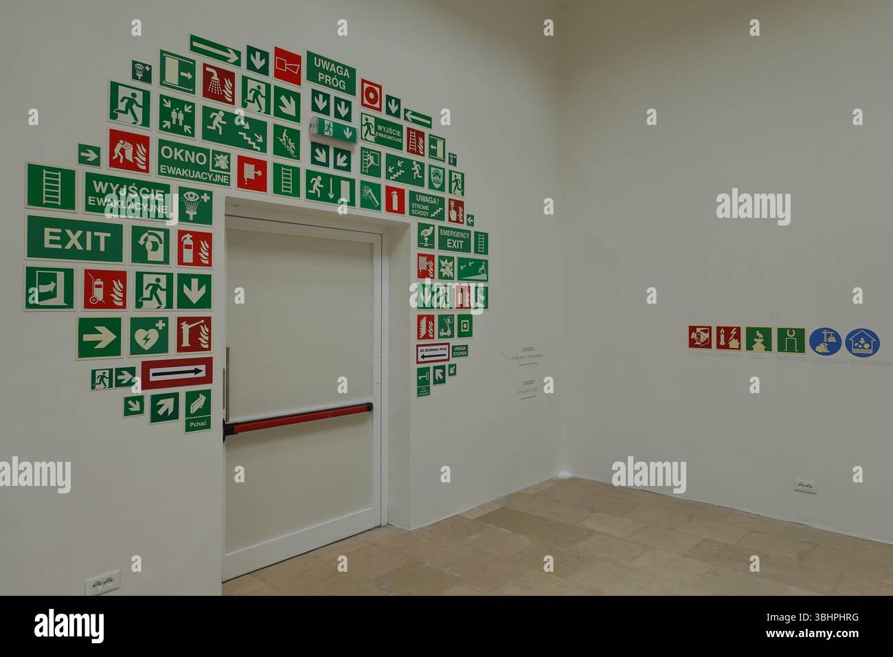 Venedig, Biennale, Giardini, Polen 2025, Lares and Penates: On Building a Sense of Security in Architecture // Venezia, Biennale, Giardini, Polonia 2025 Foto Stock