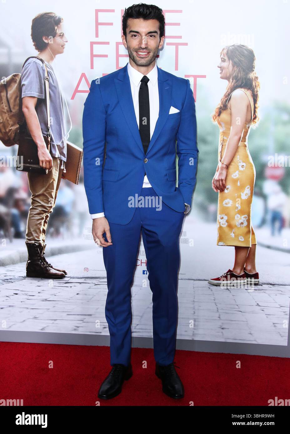 (FASCICOLO) causa di Justin Baldoni contro Blake Lively respinta dal giudice federale. WESTWOOD, LOS ANGELES, CALIFORNIA, Stati Uniti - 07 MARZO: L'attore e regista americano Justin Baldoni arriva alla prima di Los Angeles di "Five Feet Apart" di Lionsgate tenutasi al Fox Bruin Theatre il 7 marzo 2019 a Westwood, Los Angeles, California, Stati Uniti. (Foto di Xavier Collin/Image Press Agency) Foto Stock