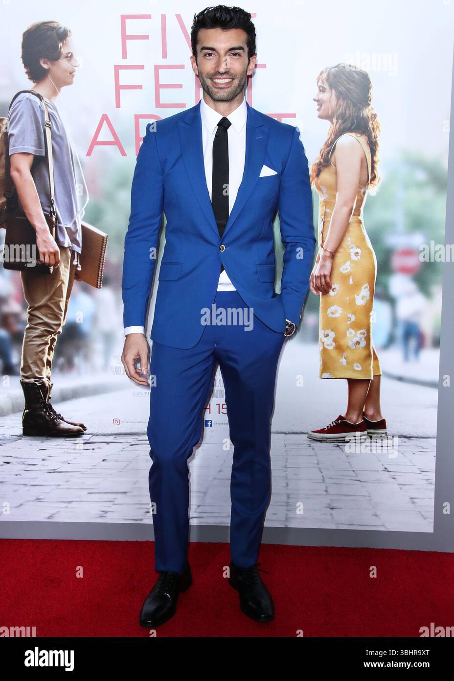 (FASCICOLO) causa di Justin Baldoni contro Blake Lively respinta dal giudice federale. WESTWOOD, LOS ANGELES, CALIFORNIA, Stati Uniti - 07 MARZO: L'attore e regista americano Justin Baldoni arriva alla prima di Los Angeles di "Five Feet Apart" di Lionsgate tenutasi al Fox Bruin Theatre il 7 marzo 2019 a Westwood, Los Angeles, California, Stati Uniti. (Foto di Xavier Collin/Image Press Agency) Foto Stock