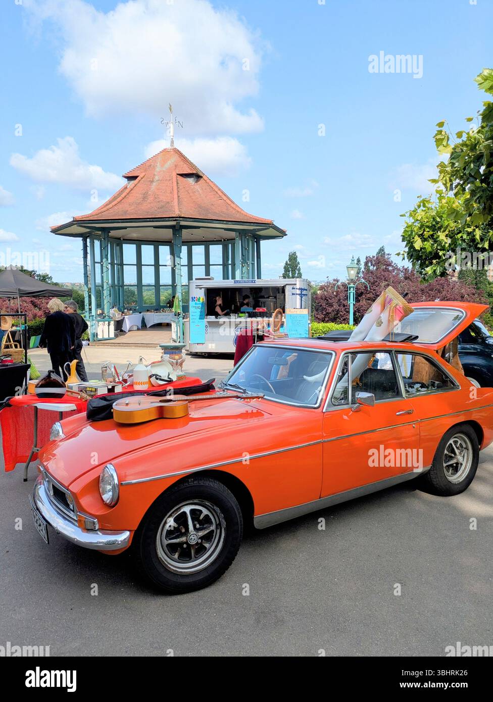Auto d'epoca agli Horniman Gardens di Londra Foto Stock