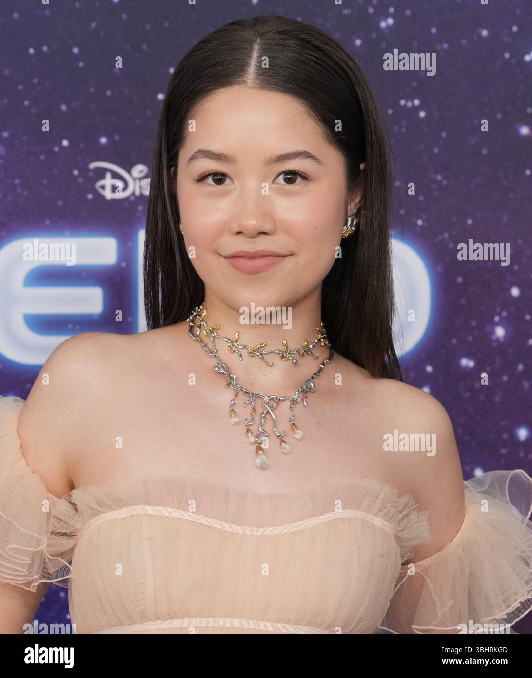 Los Angeles, Stati Uniti. 10 giugno 2025. Trinity Jo-li Bliss arriva alla prima mondiale ELIO della Disney Pixar, tenutasi all'El Capitan Theatre di Hollywood, CA, martedì 10 giugno 2025. (Foto di Sthanlee B. Mirador/Sipa USA) credito: SIPA USA/Alamy Live News Foto Stock