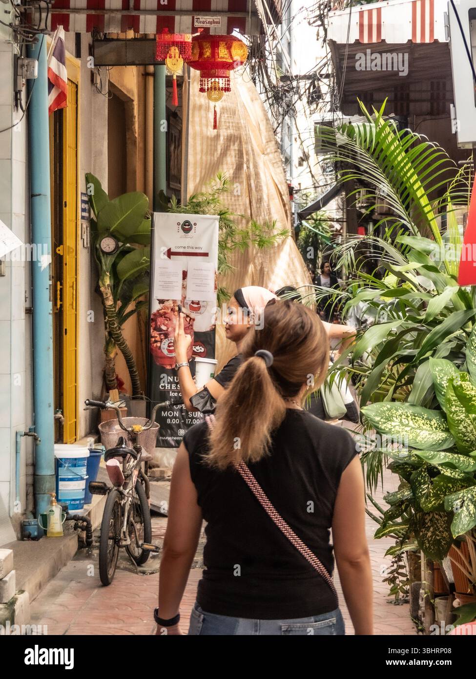 Fotografia di strada a Bangkok Foto Stock