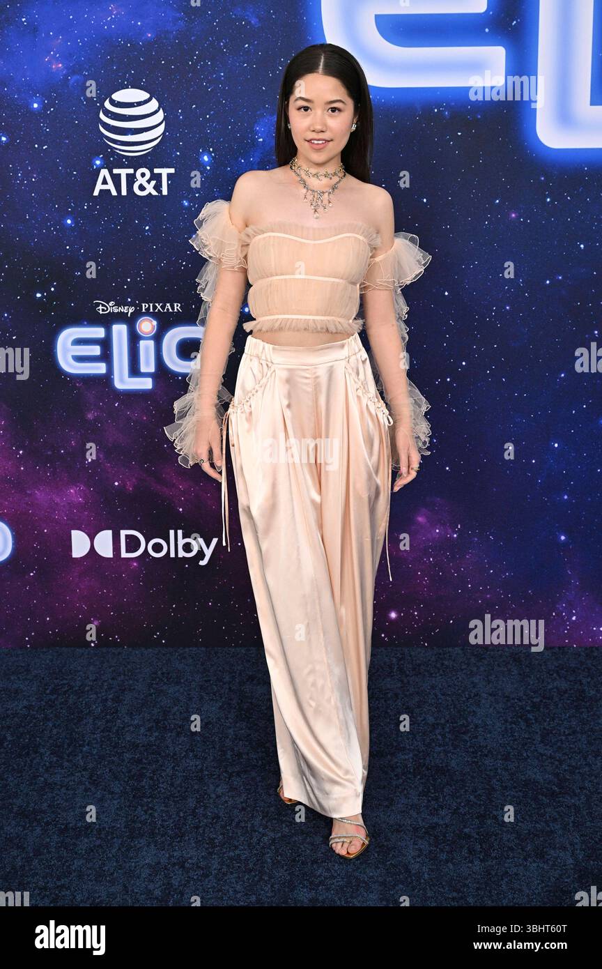 Trinity Jo-li Bliss bei der Premiere des Animationsfilms Elio im El Capitan Theatre. Los Angeles, 10.06.2025 *** Trinity Jo li Bliss alla prima del film d'animazione Elio all'El Capitan Theatre di Los Angeles, 10 06 2025 foto:xD.xStarbuckx/xFuturexImagex elio 5606 Foto Stock
