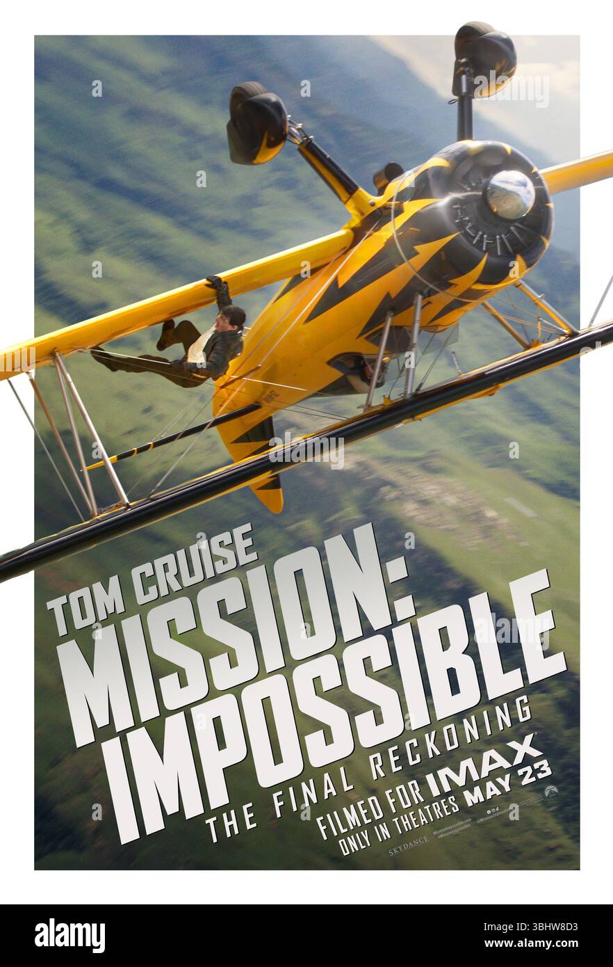 Missione: Impossible - The Final Reckoning (2025) POSTER ART *Filmstill - solo per uso editoriale* Vedi le istruzioni speciali. CAP/PMT © Paramount Pictures via Foto Stock