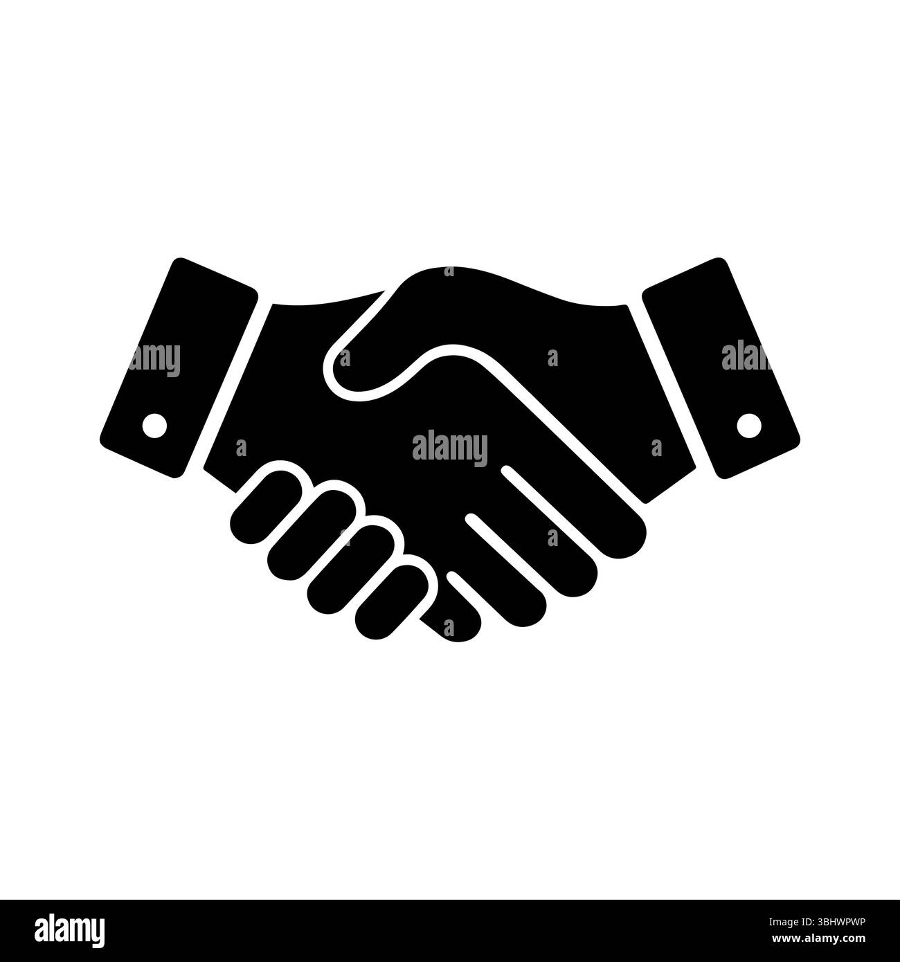 Una stretta di mano, come gesto, simboleggia Un partenariato significativo e un accordo tra due parti Illustrazione Vettoriale