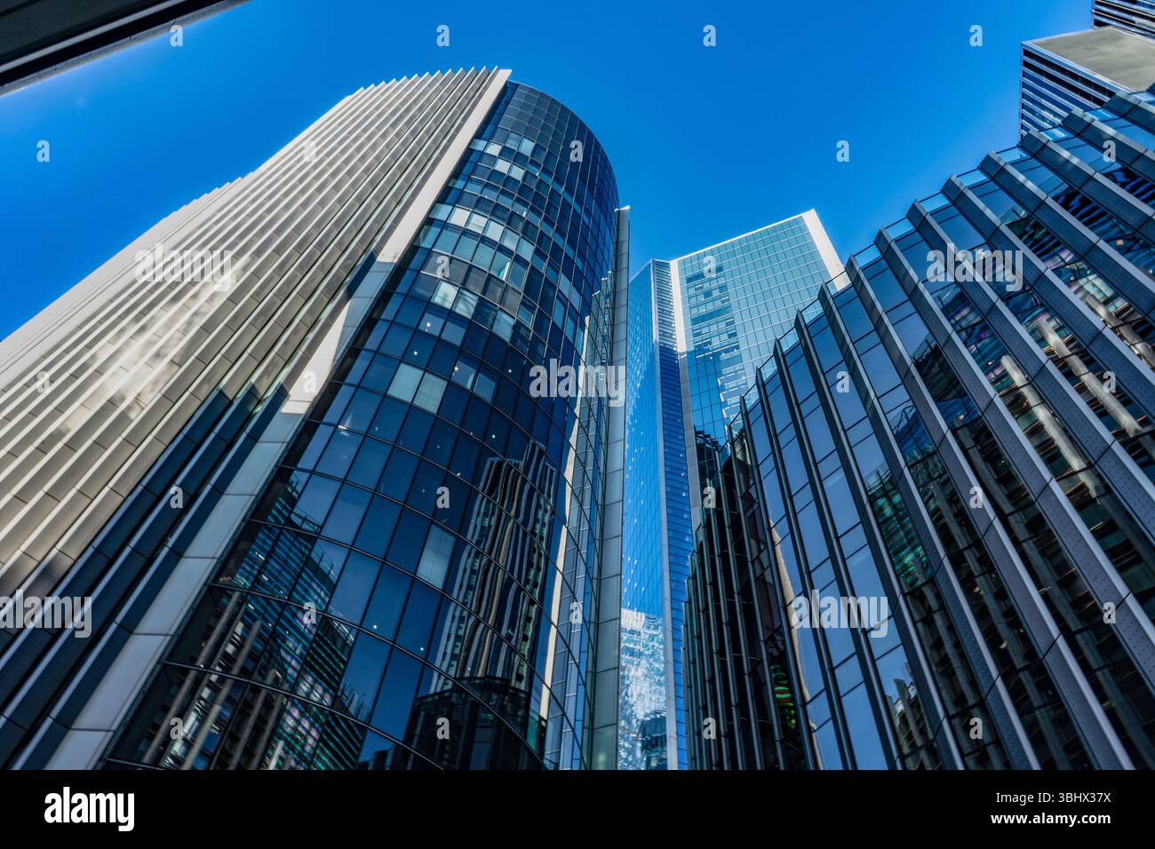 Edifici per uffici nella città di Londra Foto Stock