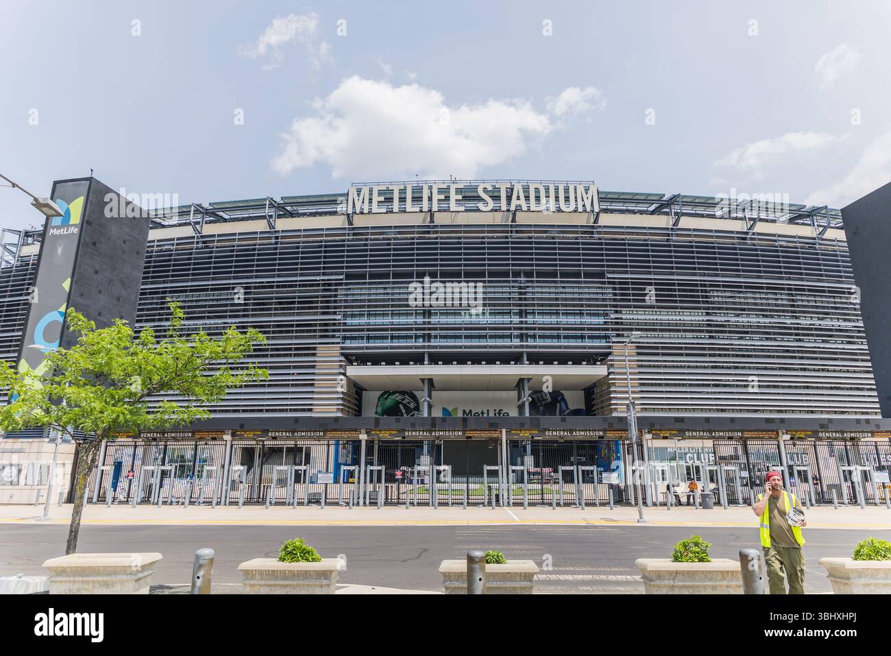 East Rutherford, Stati Uniti. 11 giugno 2025. Atmosfera al MetLife nel New Jersey questo mercoledì 11. Preparativi per la prima partita della Coppa del mondo per club FIFA che si terrà presso lo stadio tra Palmeiras x Porto il 15 giugno 2025. Crediti: Brasile Photo Press/Alamy Live News Foto Stock