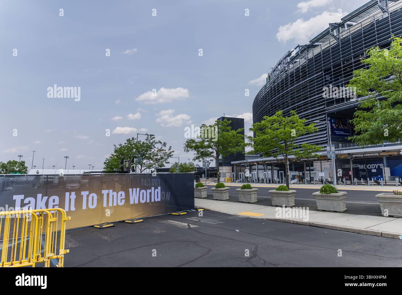 East Rutherford, Stati Uniti. 11 giugno 2025. Atmosfera al MetLife nel New Jersey questo mercoledì 11. Preparativi per la prima partita della Coppa del mondo per club FIFA che si terrà presso lo stadio tra Palmeiras x Porto il 15 giugno 2025. Crediti: Brasile Photo Press/Alamy Live News Foto Stock