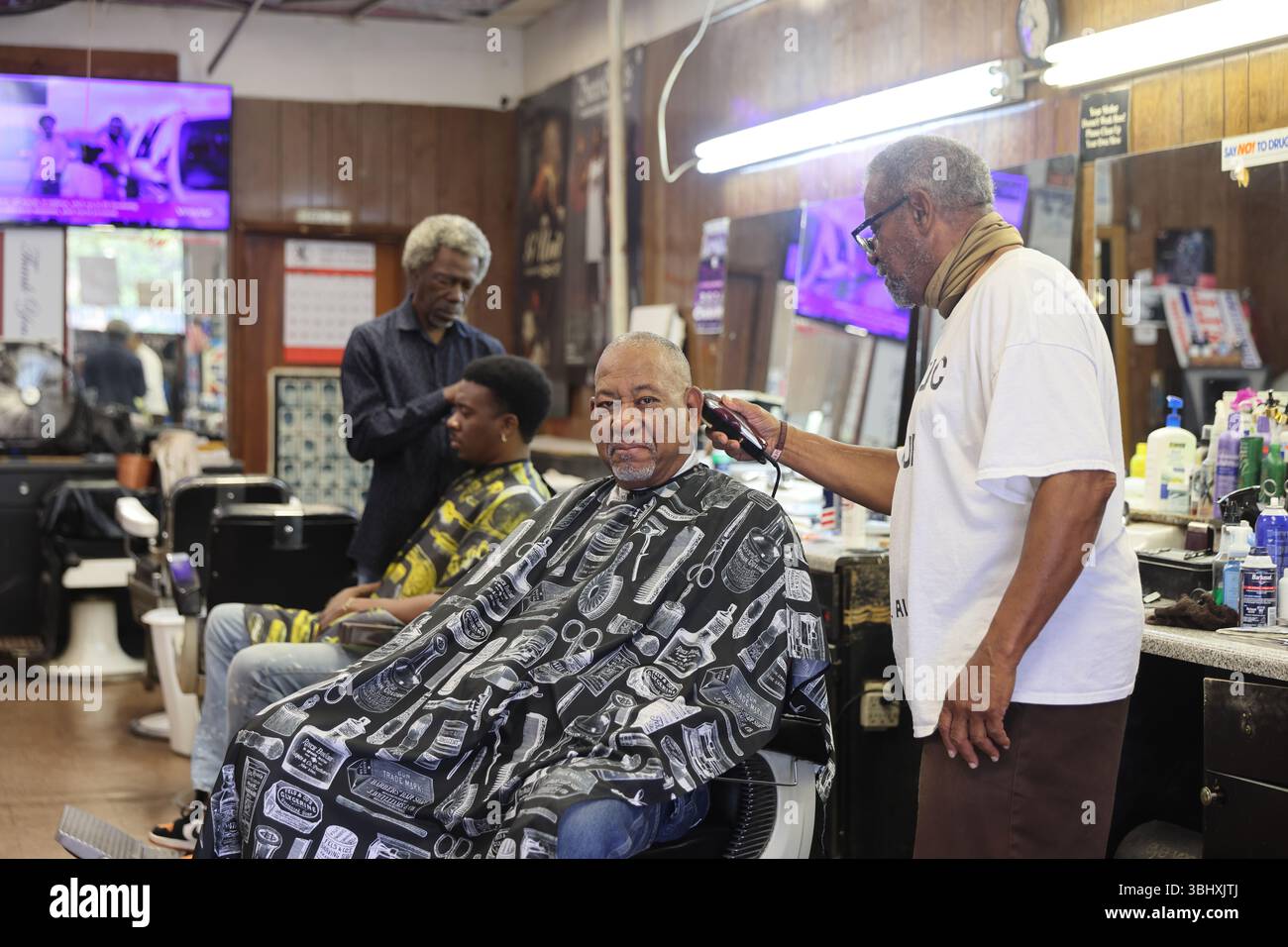 Fourth Avenue Historic District a Birmingham, Alabama. Dopo il 1900 le leggi sulla segregazione Jim Crow hanno costretto la comunità degli affari neri in quest'area, Foto Stock