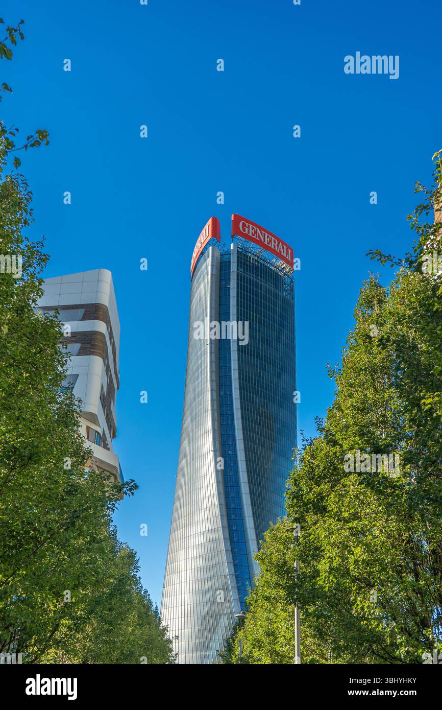 La Torre generali nel complesso Citylife di Milano. Foto Stock