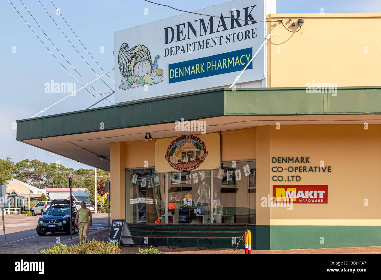 I grandi magazzini cooperativi nella città di Denmark, Contea di Danimarca, regione del grande Sud dell'Australia Occidentale, WA, Australia. Foto Stock