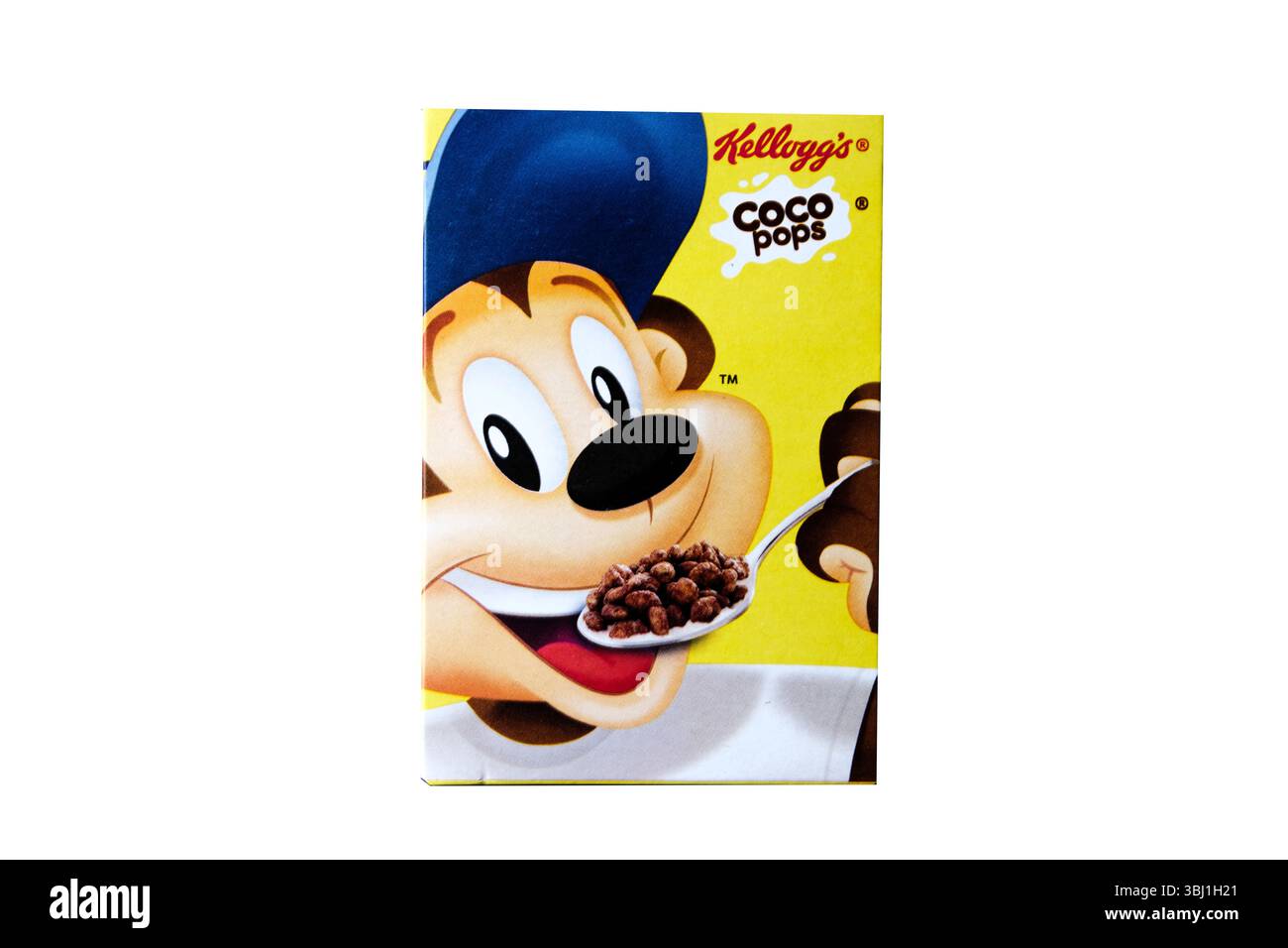 Londra Regno Unito, 12 giugno 2025, pacchetto di cereali Classic Kelloggs Coco Pops Breakfast Foto Stock