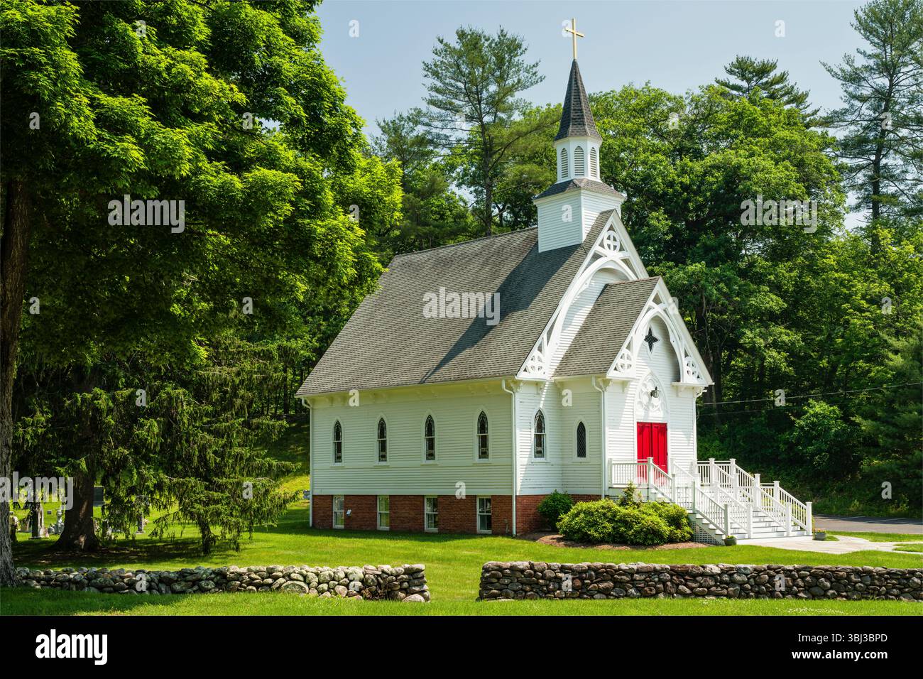 Chiesa cattolica di San Briget, Connecticut, Stati Uniti Foto Stock