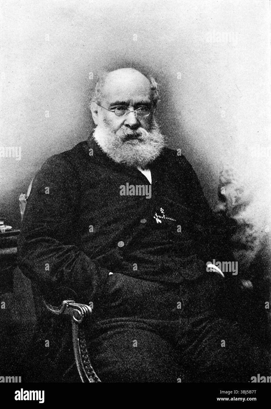 Ritratto di Anthony Trollope, c1870. Da "Victorian Novelists" di Lewis Melville. [1906] Foto Stock