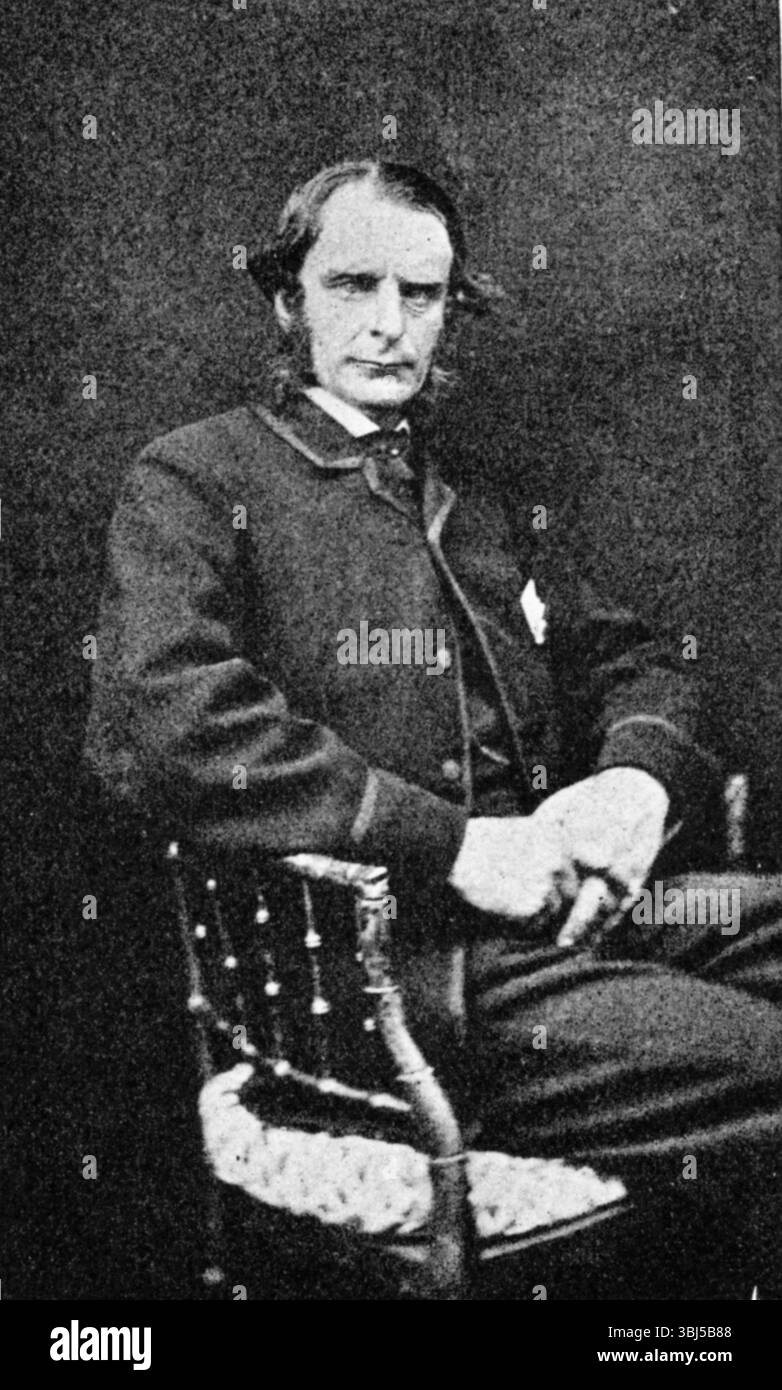 Ritratto di Charles Kingsley, c1860. Da "Victorian Novelists" di Lewis Melville. [1906] Foto Stock