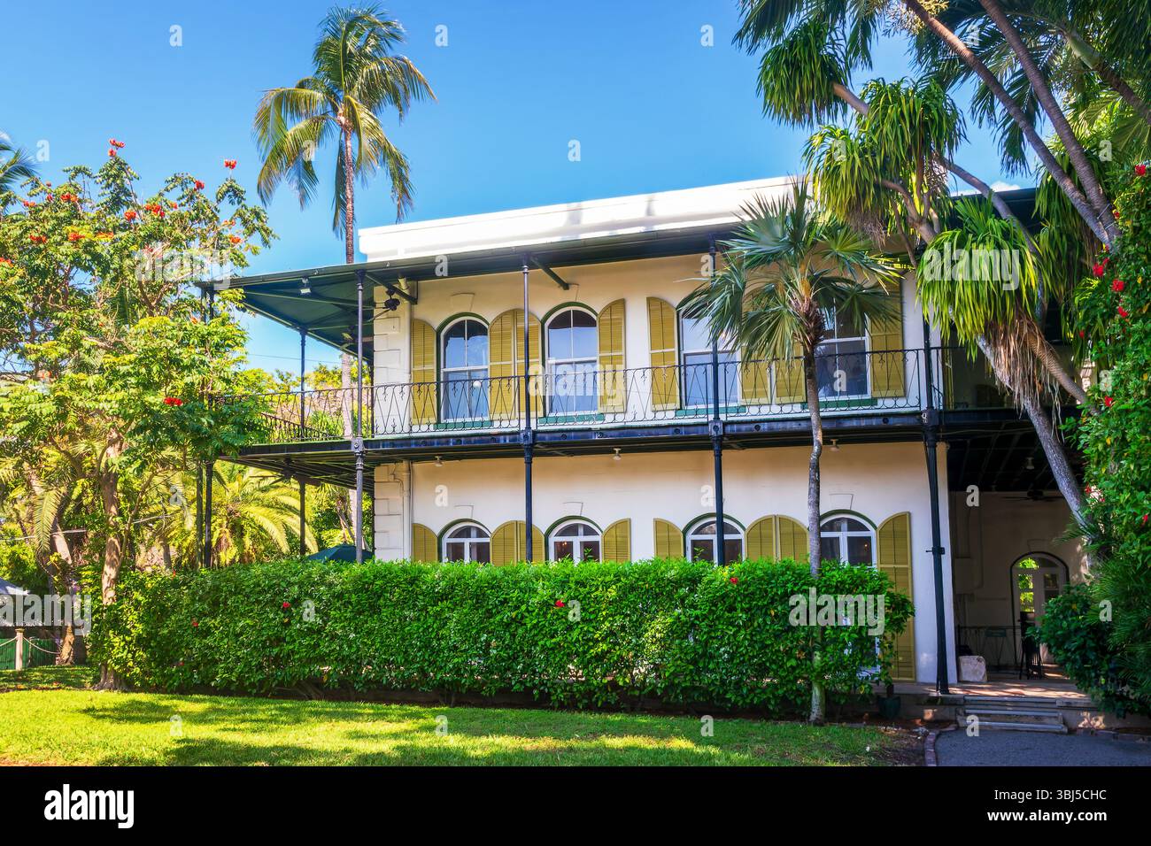 La casa di Ernest Hemingway a Key West, Florida Foto Stock
