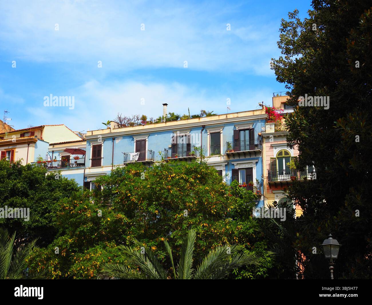 Le principali attrazioni di Palermo, Sicilia, Italia Foto Stock