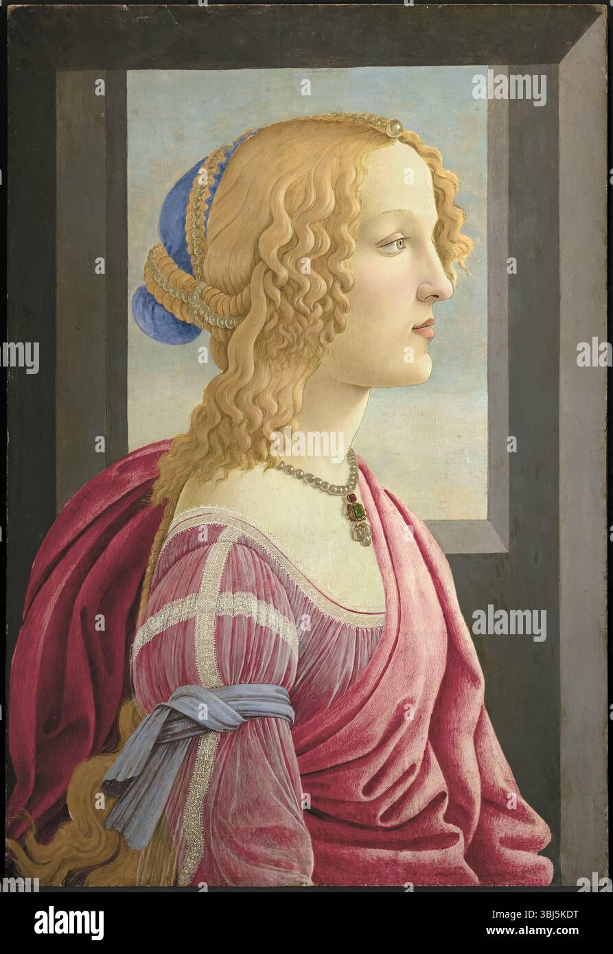La bella Simonetta, 1469. Si trova nella Collezione della Galleria Marubeni. Foto Stock
